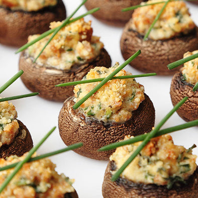 Spinach & Artichoke Stuffed Mushrooms